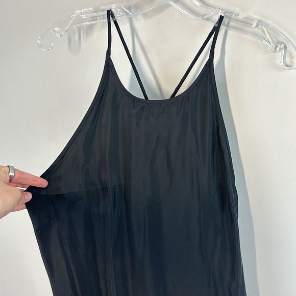 NWT New with Tag Madewell Crisscross Midi Slip Dress in Cupro-Blend Size 8 - Picture 5 of 15